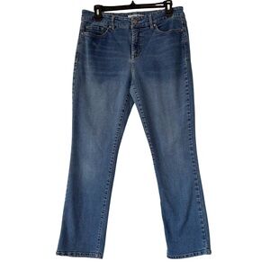 Code Bleu Women's Straight Leg Blue Jeans